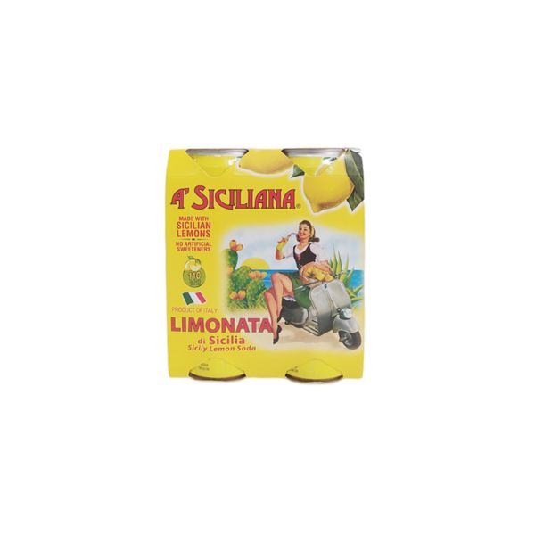 A' Siciliana, Limonata di Sicilia, 4 x 330ml