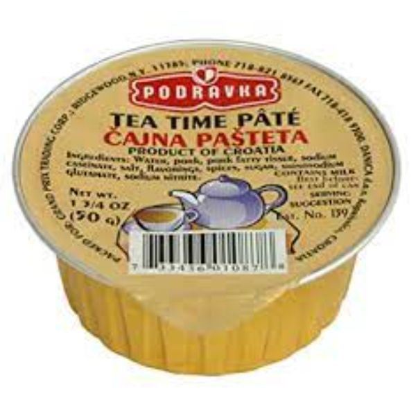 Podravka, Čajna pašteta, 50g