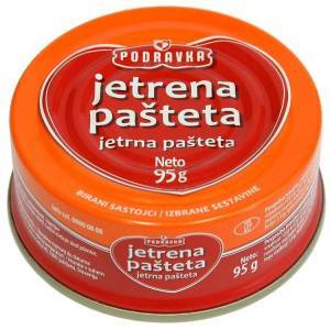 Podravka, Jetrena pašteta, 95g